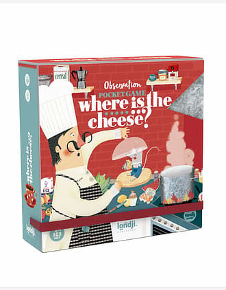 Brettspill Barn 3år+ "Hjelp Kokken"- finn og være rask! | Pocket size "Where is the Cheese"