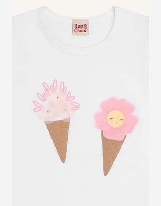 T-skjorte Barn M/ Print - Bomull, Elastan | HCAlma Ice cream