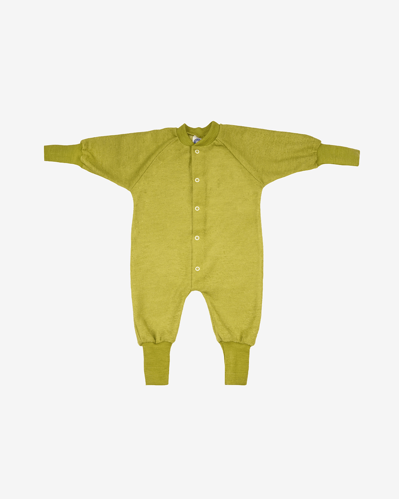 Pysjamas uten Føtter i ullfrotte - ubehandlet ull