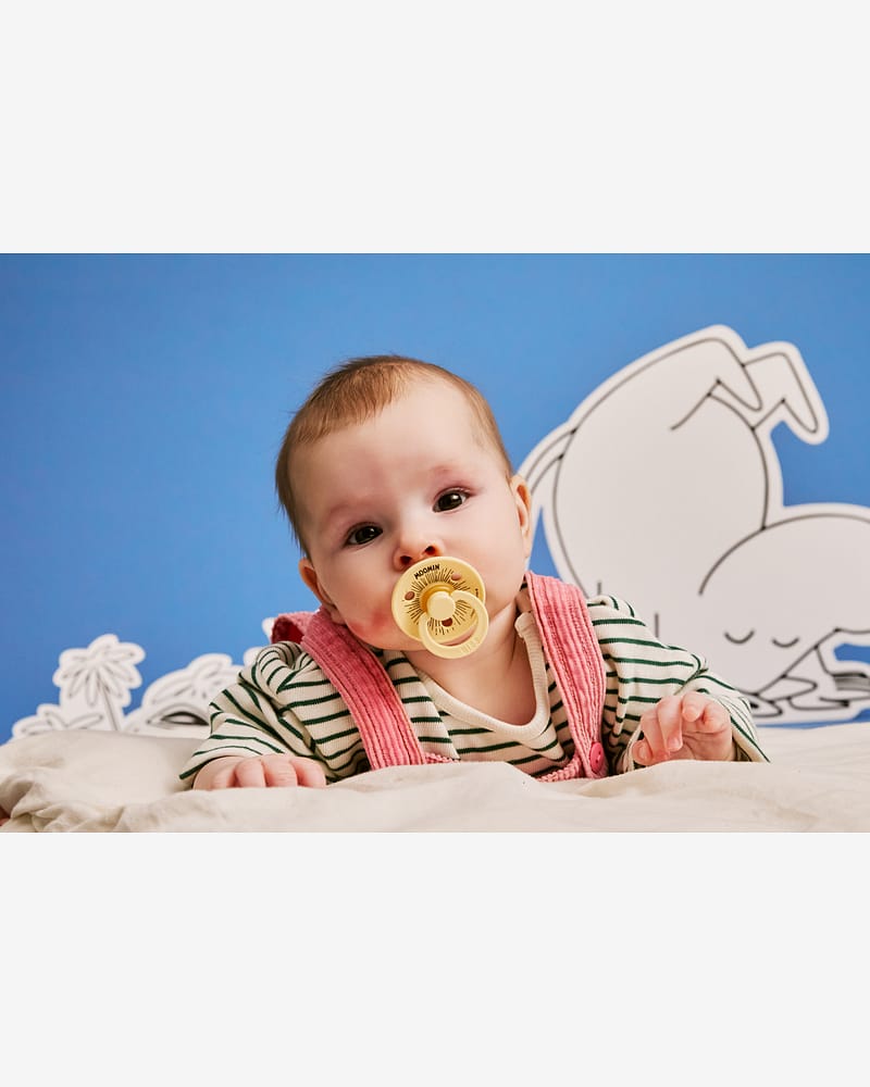BIBS x Moomin Smokk 2pk – Rund, Naturgummi | Moomintroll