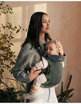 Bæresele Harmony - Front & Rygg - Ekstra Ryggstøtte - Baby Carrier 0-3år, Mørkgrønn