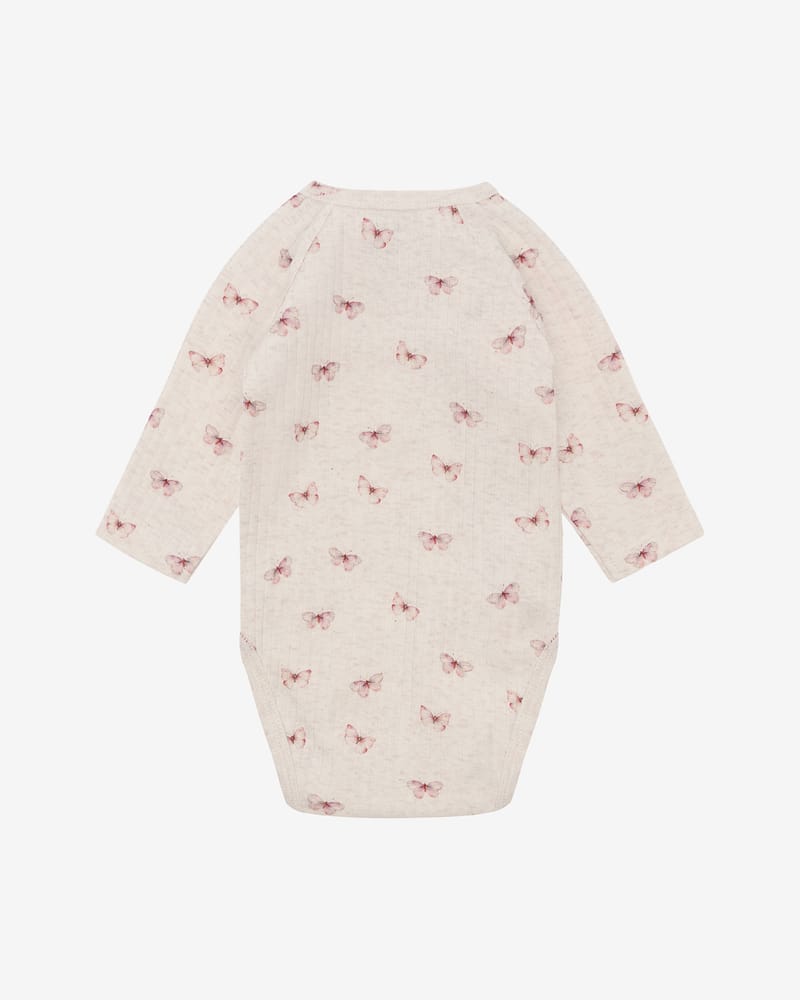 Omslagsbody Baby - 95% Øko Bomull, 5% Elastan | HCBing Animals