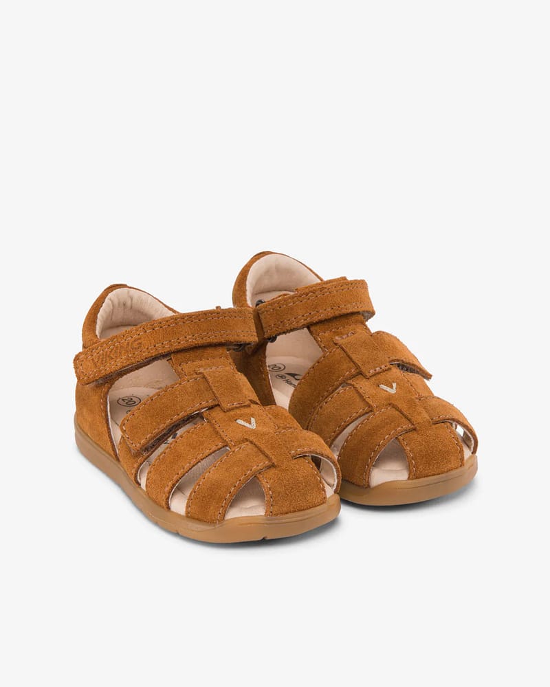 Viking Sandaler Baby - Skinn, Barfotsåle | Alv Lonn Barefoot Sandal 1V
