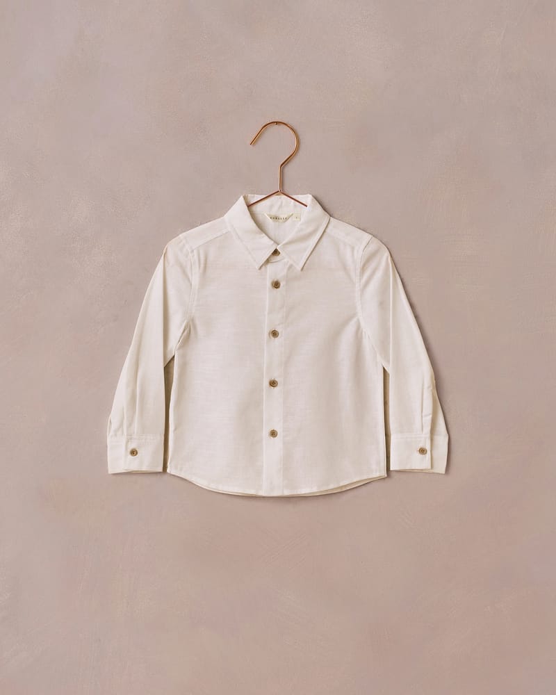 Elegant Skjorte - 100% Bomullspoplin | Harrison Button