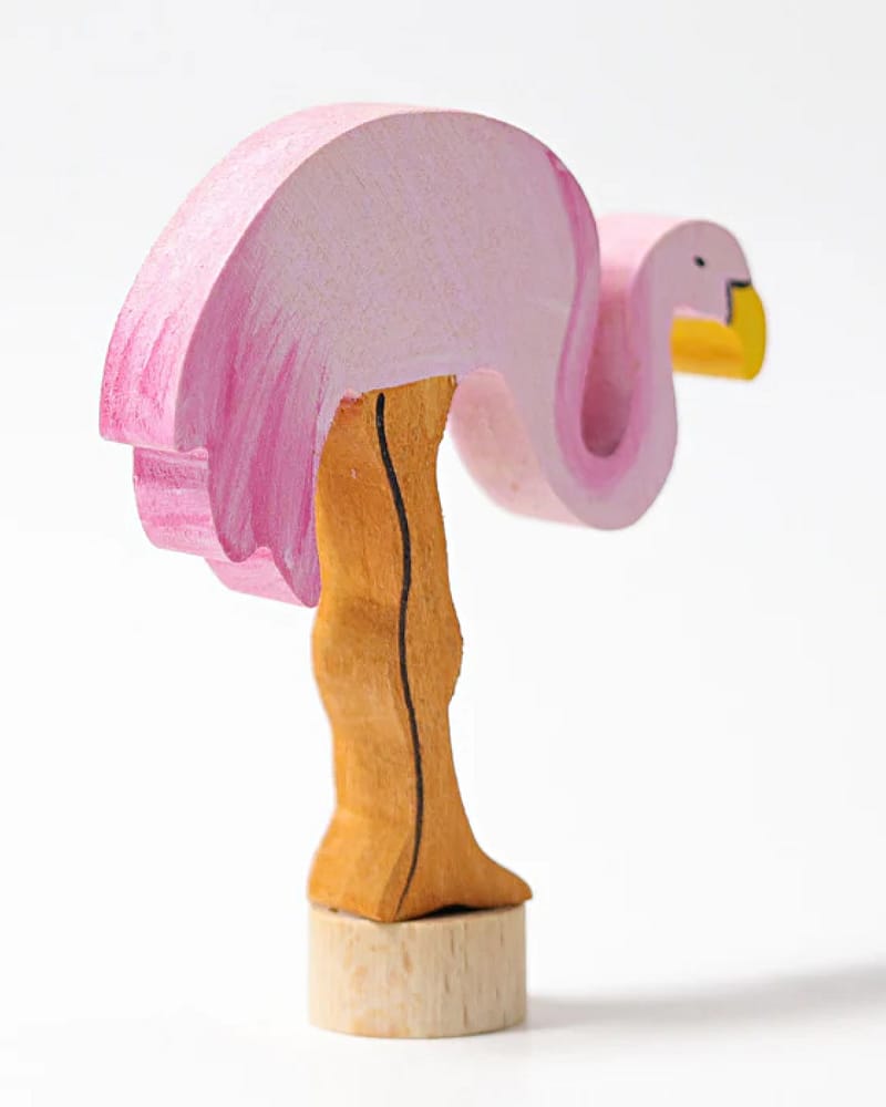 Flamingo til Bursdagsring | Figur Grimms Lysestake