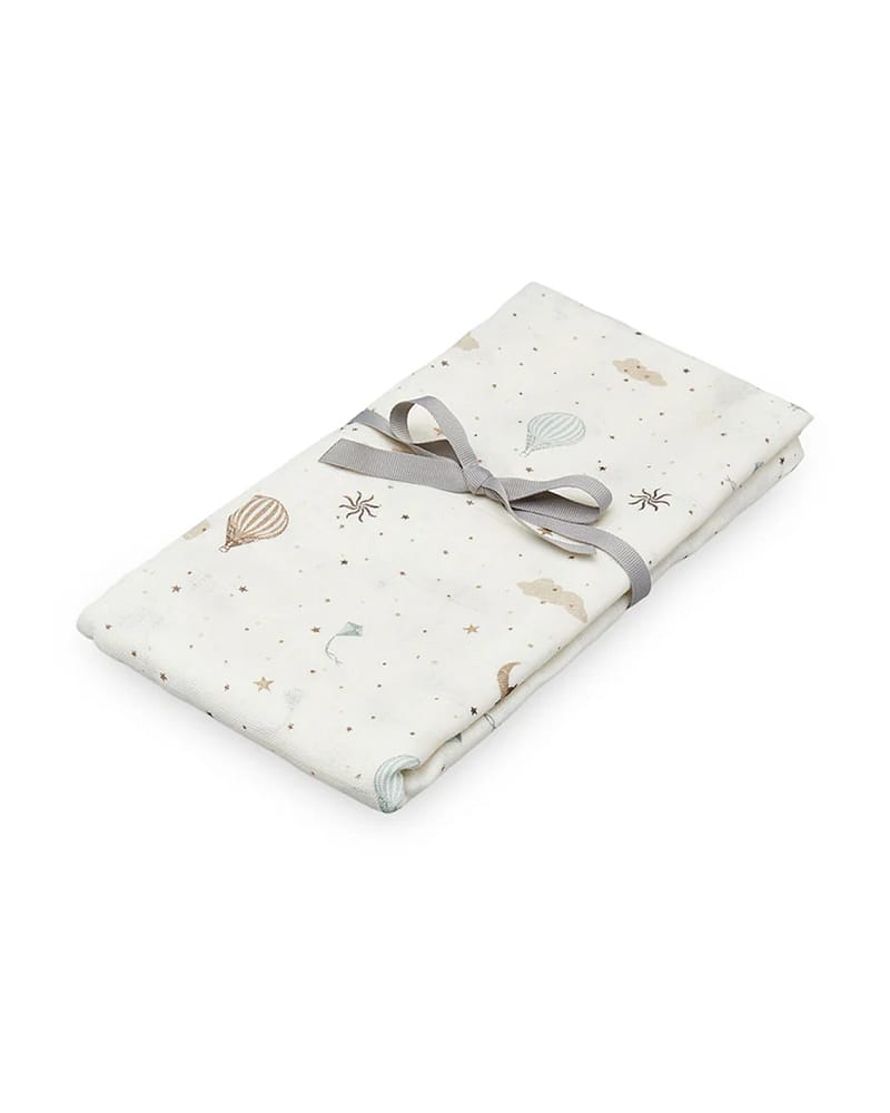 Swaddle - Øko Musselin - 120x120 | Babyteppe GOTS