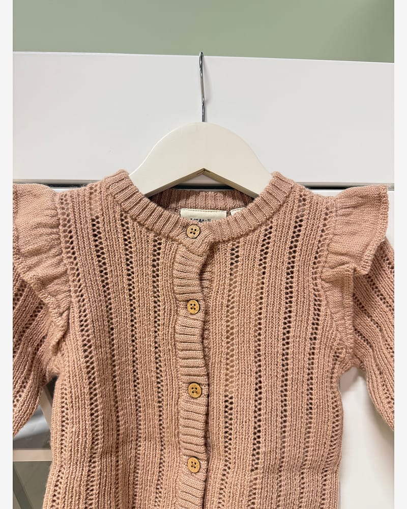 Cardigan i Ull Baby - Strikket