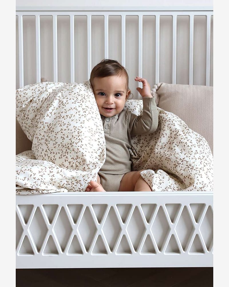 Sengetøy Barn 100x140 - Sateng, Øko Bomull | Bedding Junior