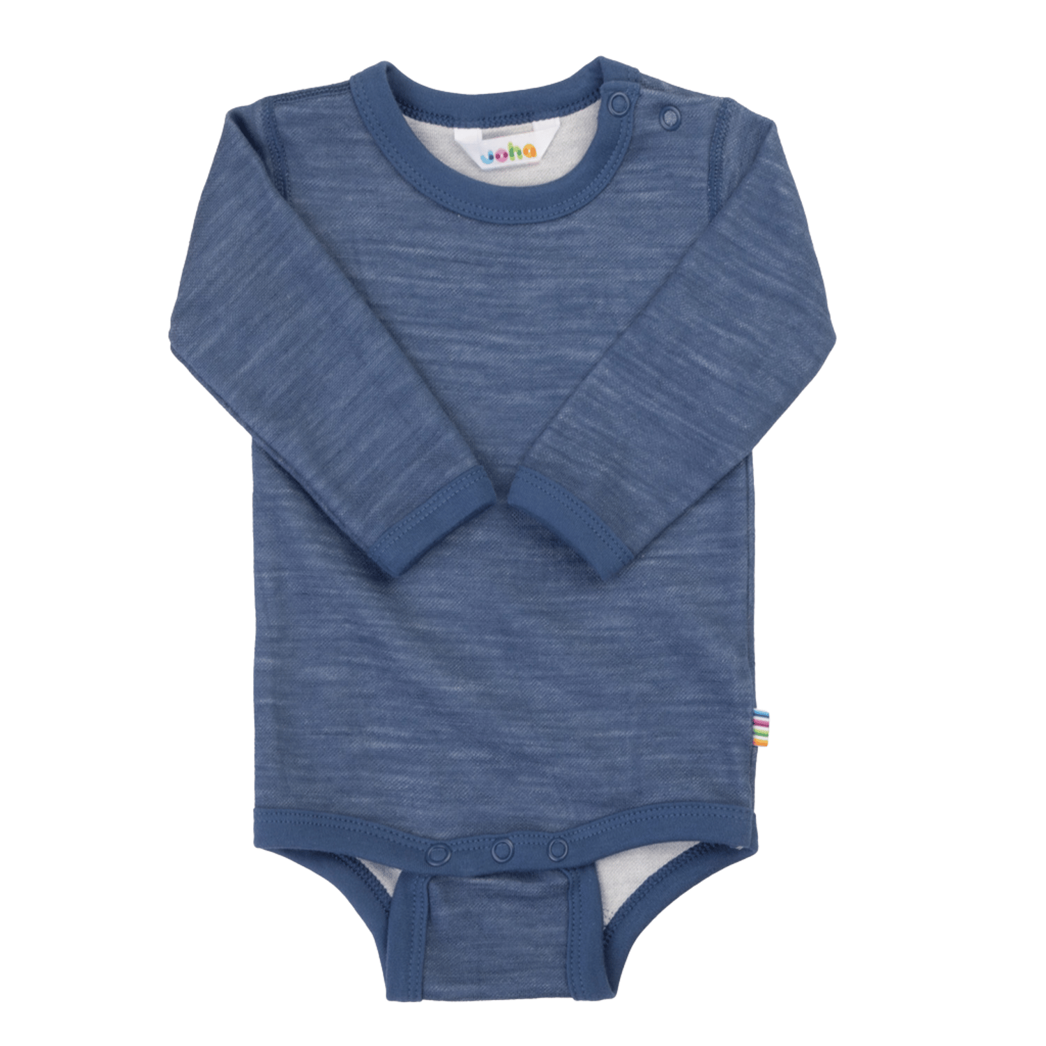 Body Langermet Ull / Bambus – Bambull, Mørkeblå - Dark Navy
