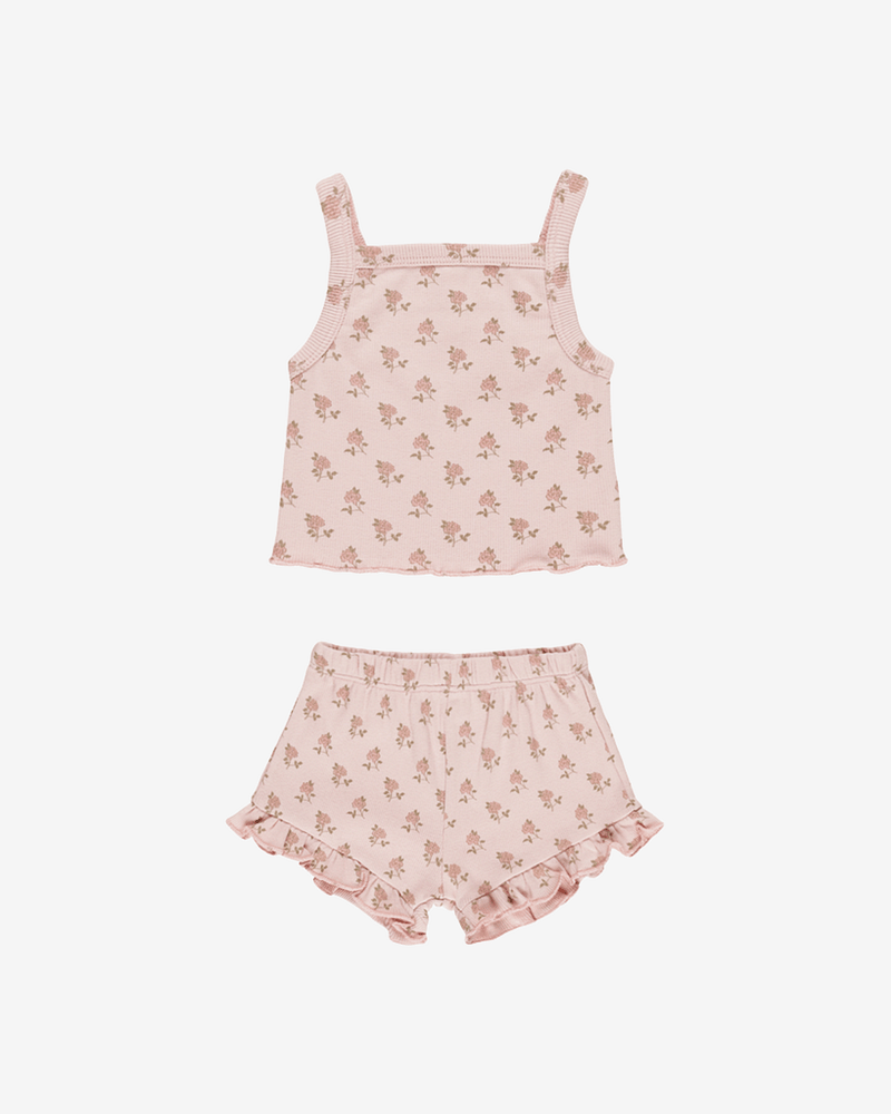 Topp & Shorts Sett - Øko Bomull, Elastan | Evie Tank + Shortie Set