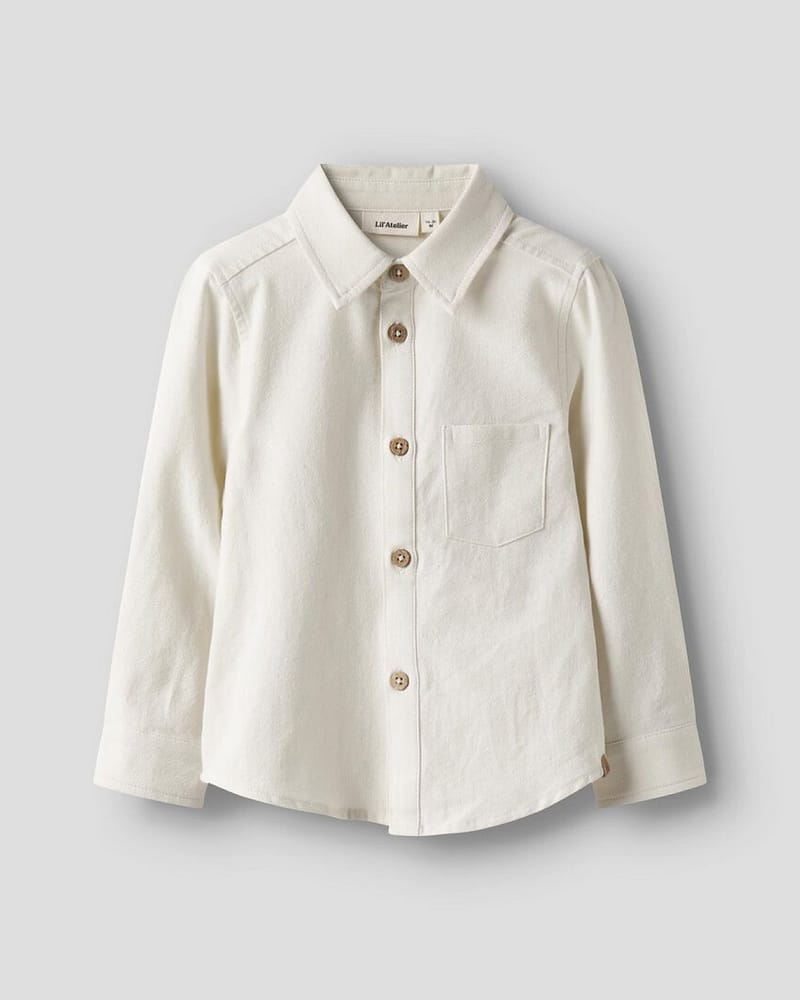 Skjorte Barn - 100% Øko Bomull | Hadam LS Loose Shirt