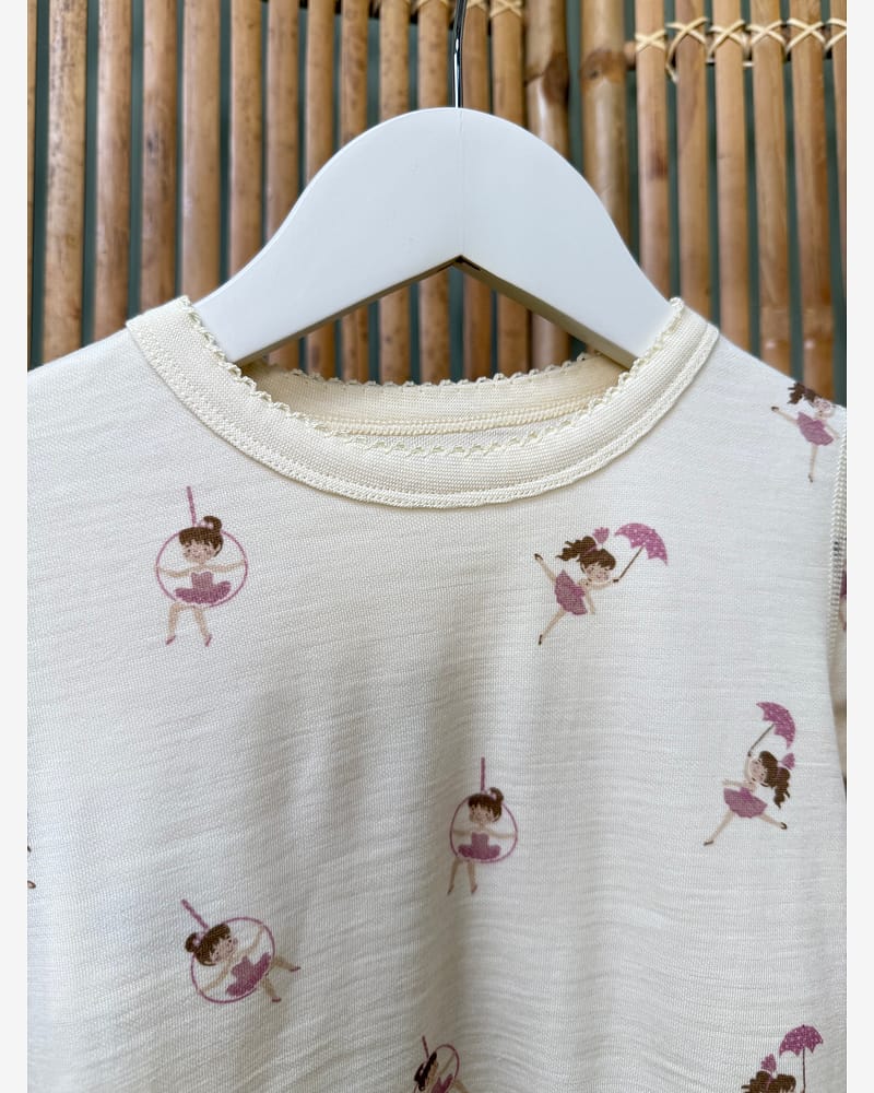 Trøye Langermet - Ull/Bambusviskose | Abba Line dancer