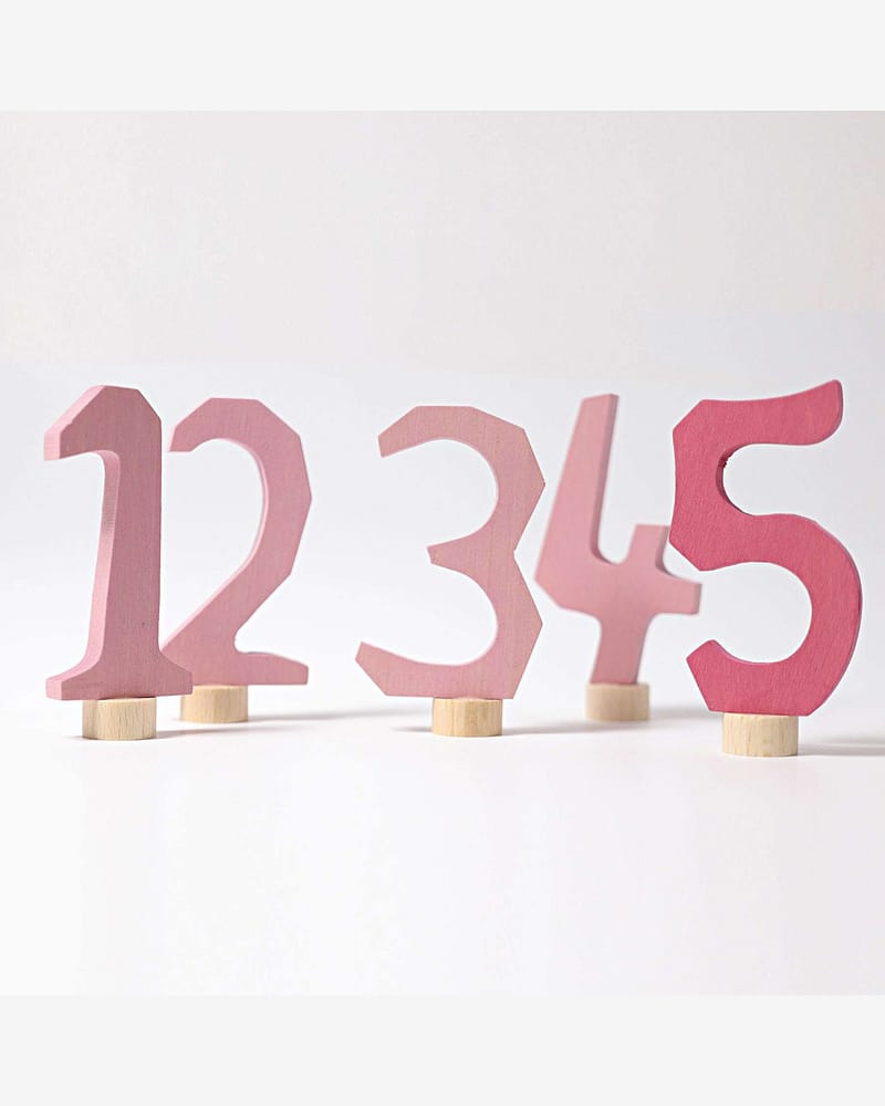 Tall 1 til 5, Bursdagsring | Figur Grimms Lysestake