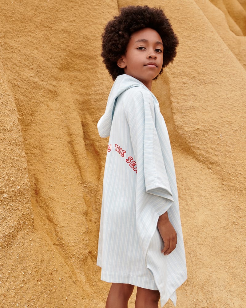 Badeponcho med Hette - Øko Bomull | Kaiden Poncho