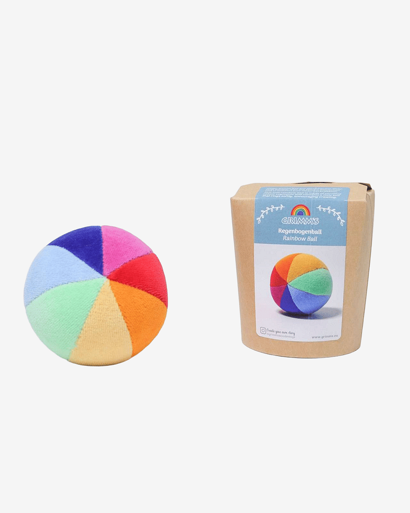 Lekeball med Rangle - Myk | Rainbow Ball