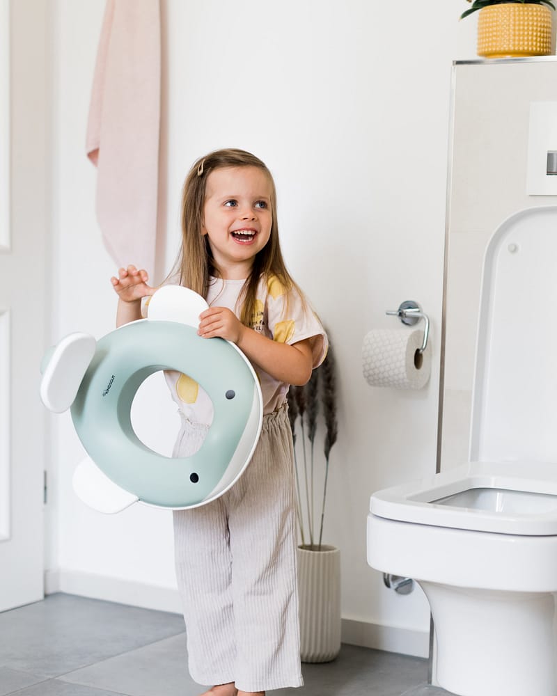 Toalettsete m/ Rygg- og Armstøtte - Komfortabel og Sklisikker