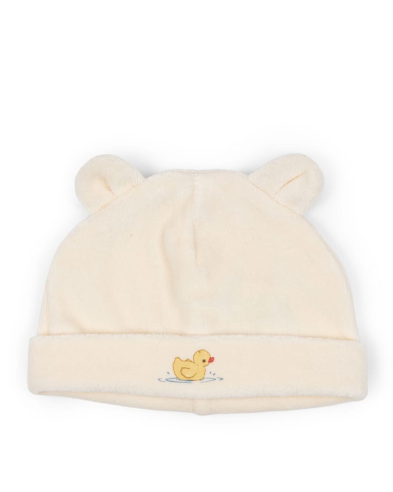 Babylue med ører - Økologisk Fløyel | Elu Beanie