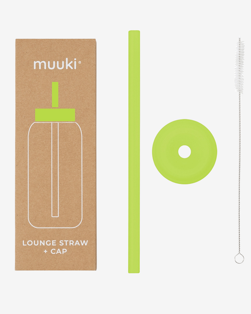 Flaskelokk m/ Sugerør til Muuki Daily Bottle - Lounge Straw + Cap