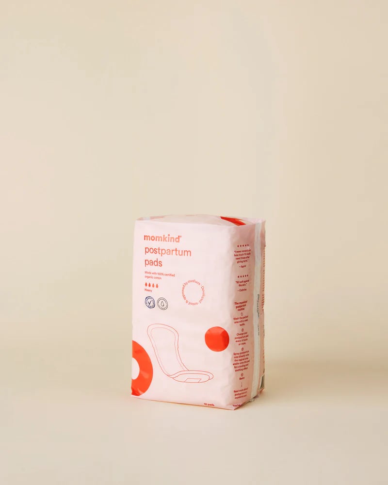 12pk Barselbind – Øko Bomull, Svært Absorberende | Organic Postpatrum Pads, Hvit