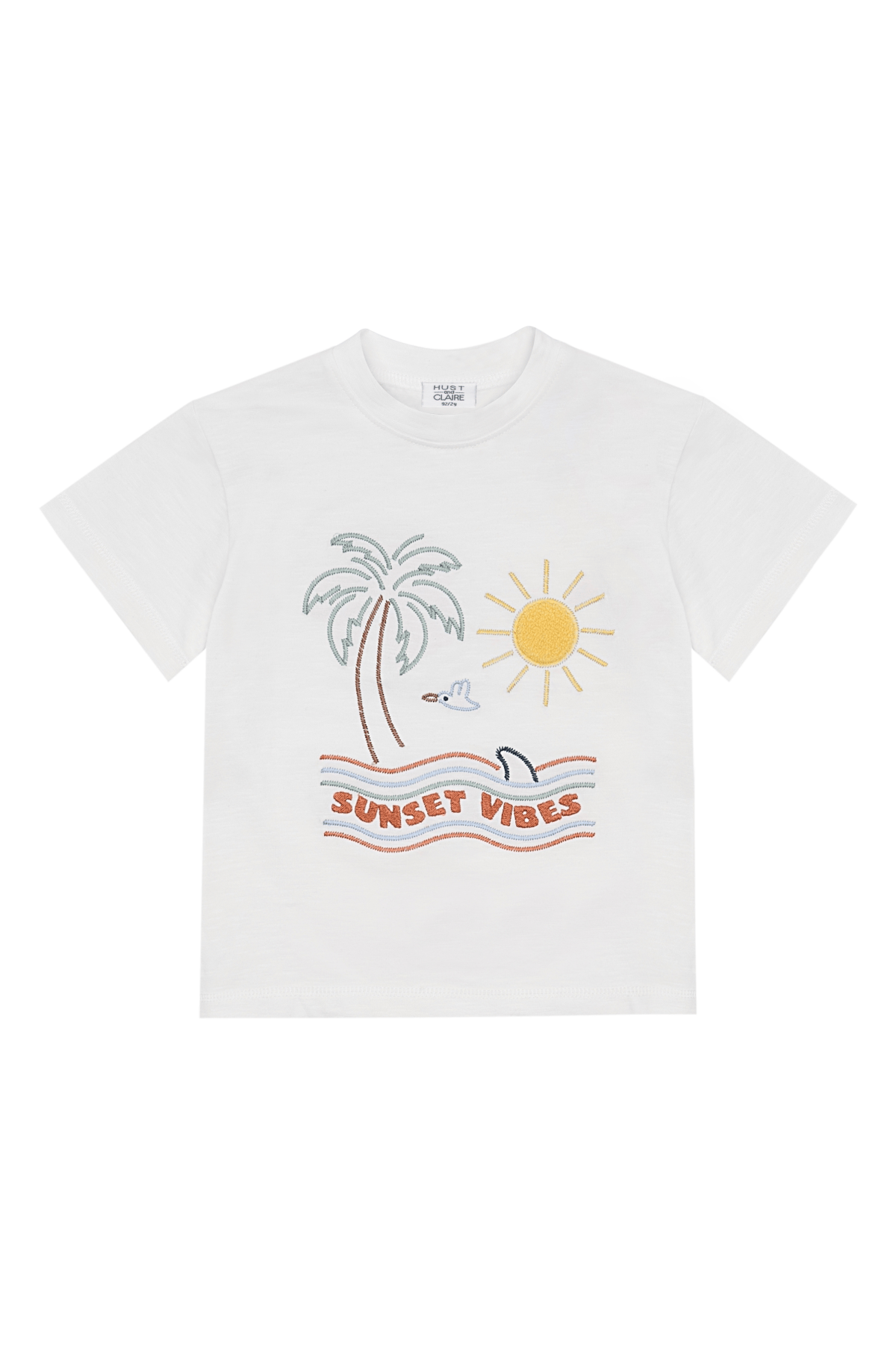 T-skjorte Barn M/ Print – Bomull | HCArthur Sunset, Ivory