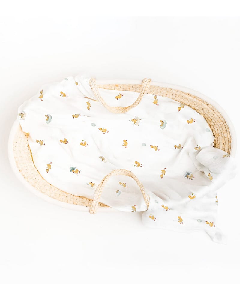 Swaddle / Svøpeteppe - 100% Øko Bambus - 120x120cm