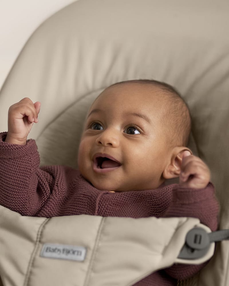 Vippestol Balance Soft - Best i Test Babysitter – Baby 0-2år, Tri-Fabric, Woven/Jersey