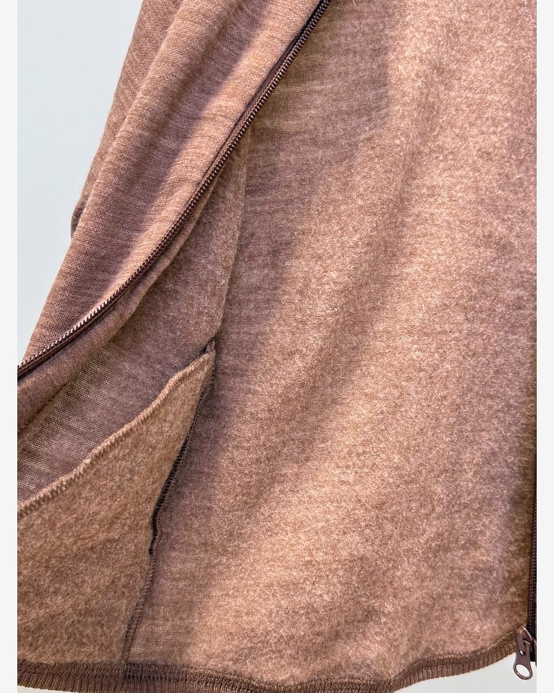 Ulljakke i Børstet Ull - Merino, Ekstra Slitesterk | Varm Ullfleece