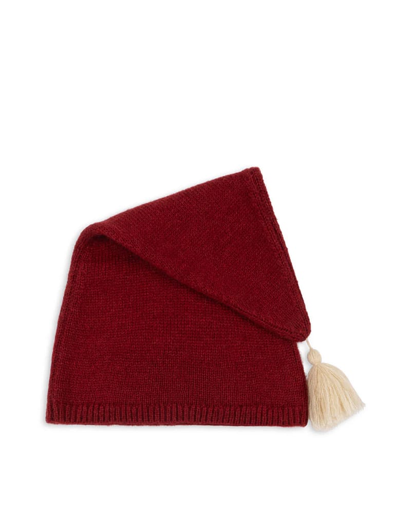 Nisselue Barn - Strikket, 60% Alpakkaull, 40% Nylon | Christmas Knit Hat