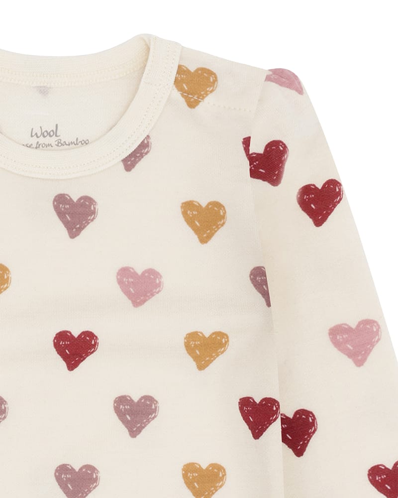 Body - Ull/Bambusviskose | Baloo Hearts Puff