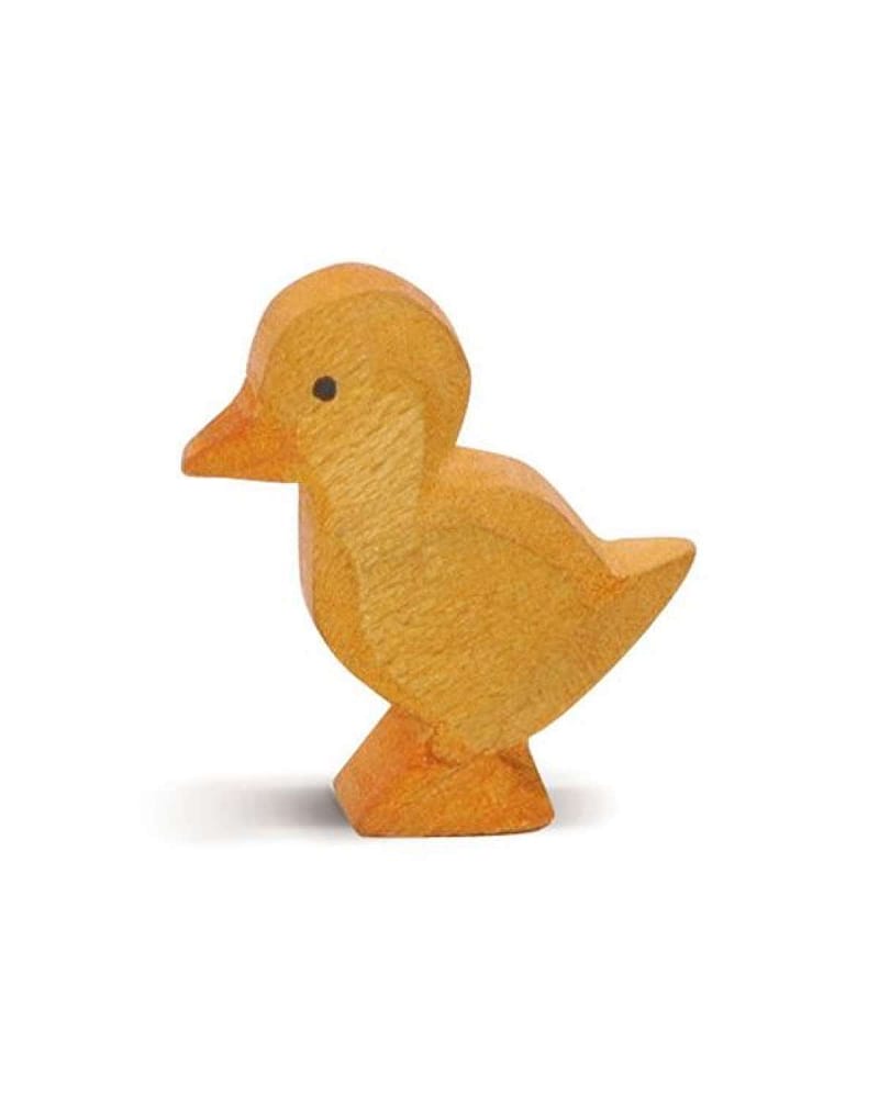 Andunge Lekedyr - Håndlaget Trefigur | Bondegård Leke