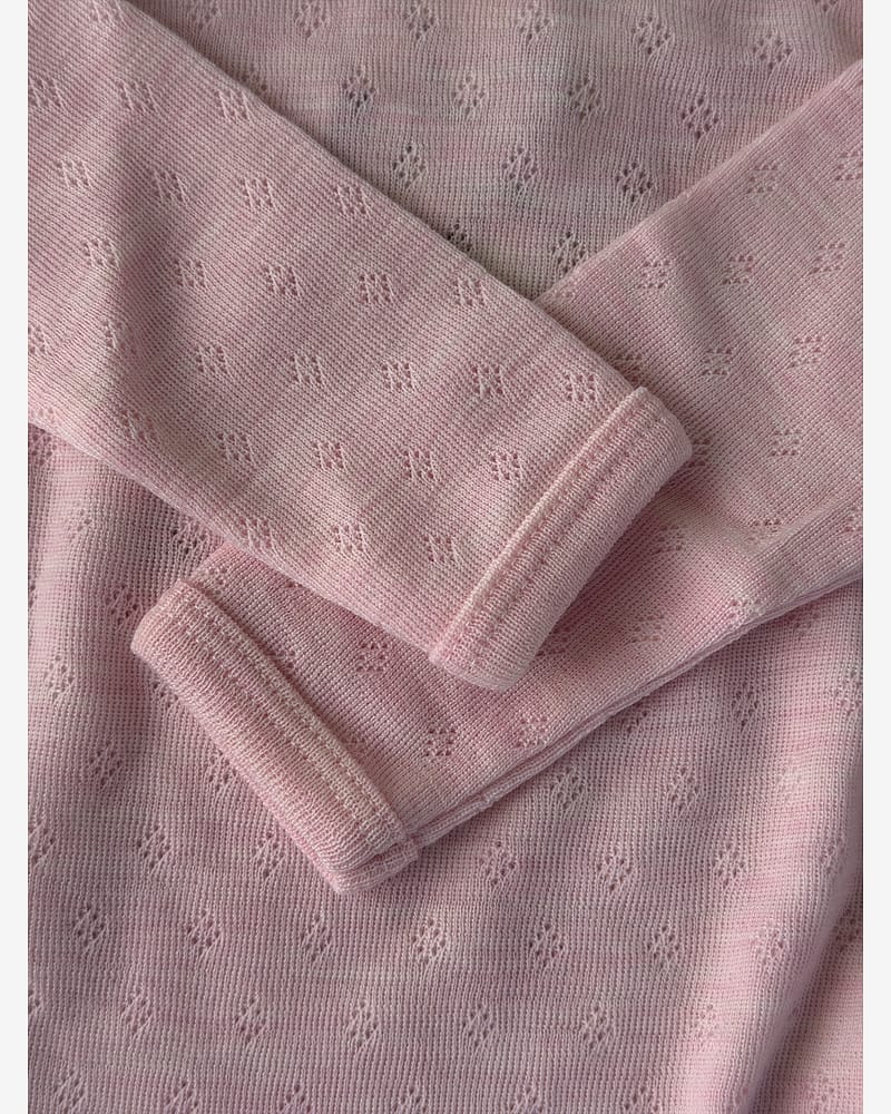 Ullbody Pointelle - Tynn ullkvalitet - 100% Merino