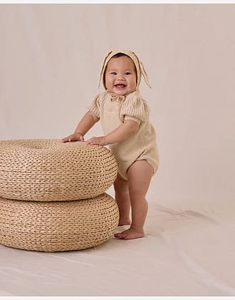 Romper Baby - 100% Øk. Bomull, Pointelle | Knit Romper