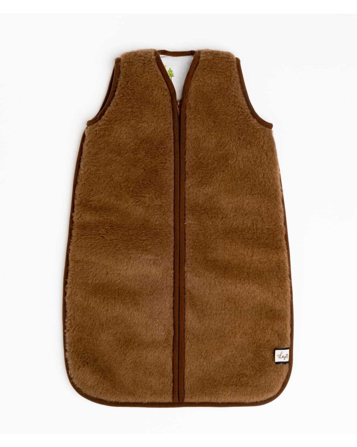 nattpose 9 18 mnd 100% merinoull (farge: brown bears)