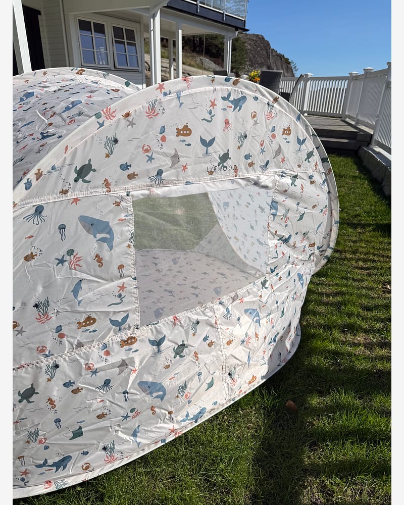 Strandtelt Pop-up - Vind- og UV telt, 150x110cm | Cassie Pop Up Tent