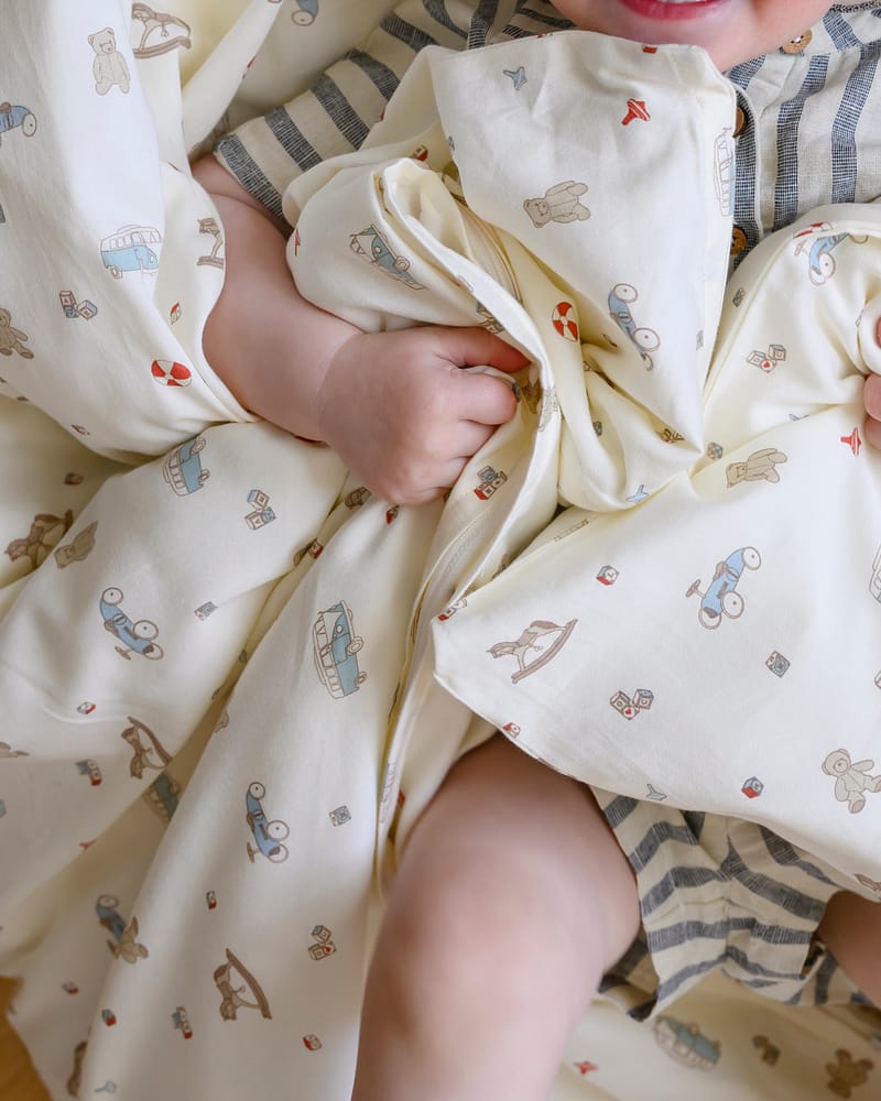 Sengetøy Barn 100x140 - Sateng, Øko Bomull | Bedding Junior