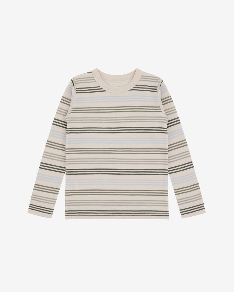 Trøye Langermet - Ull/Bambusviskose | Abba 3 Stripes