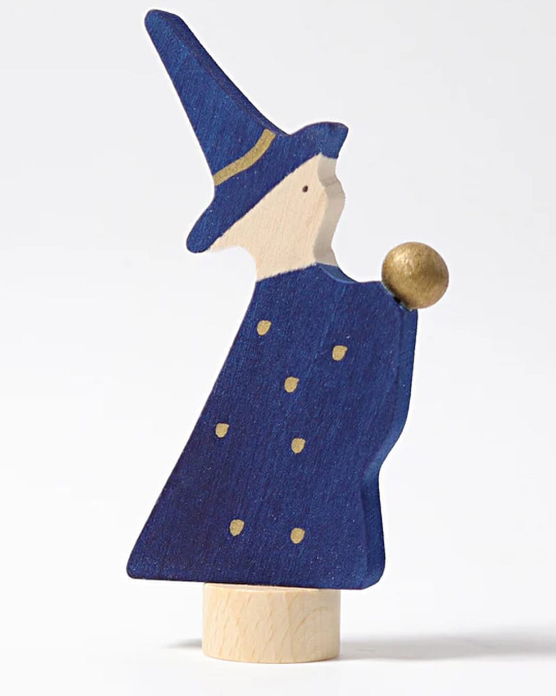 Magiker til Bursdagsring - Halloween Dekorasjon | Figur Grimms Lysestake