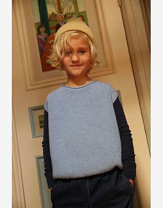 Ullvest Barn - 100% Merino, Ubehandlet Ull | Vest Harvey