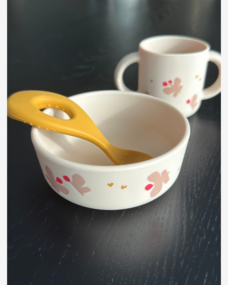 Spisesett i Silikon - 4pk | Vivi