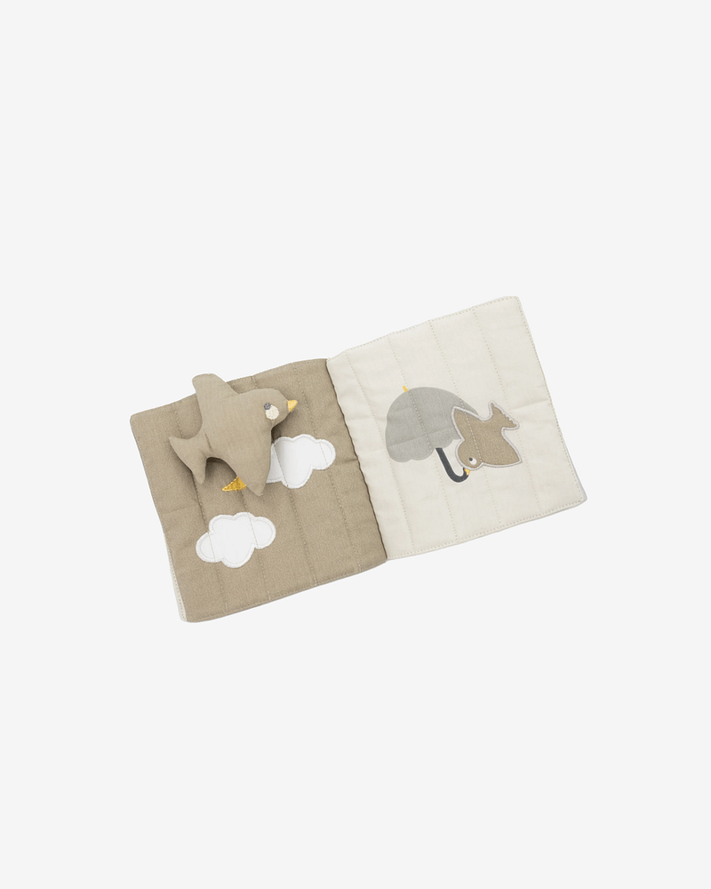 Babybok m/ Broderi - Øko Bomull | Soft night book