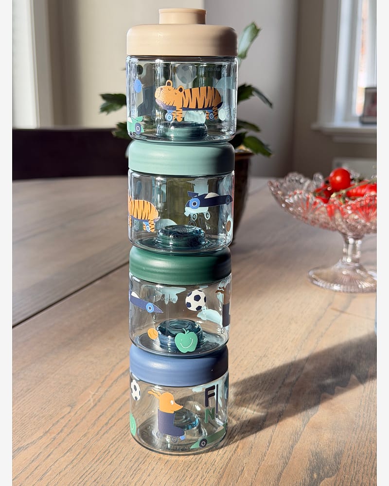 Matoppbevaring Babymat, 4pk – Tritan | Dominique