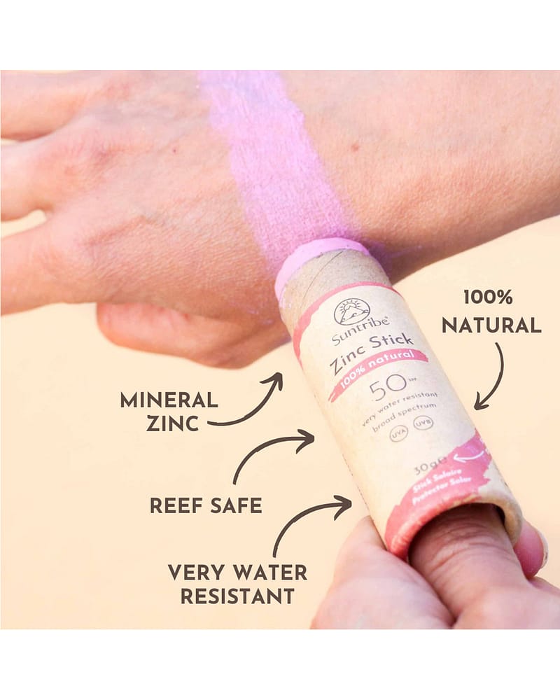Solkrem, Sunstick SPF50 - 100% Naturlig - Zinc Stick 30ml