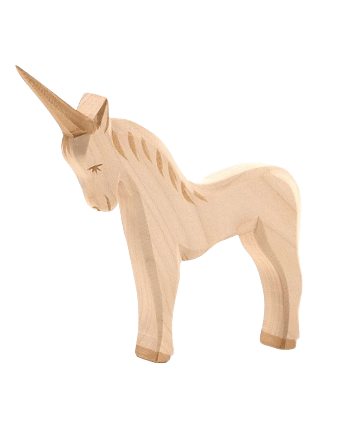 Enhjørning Trefigur – Håndlaget Dukketeater Dukker | Unicorn