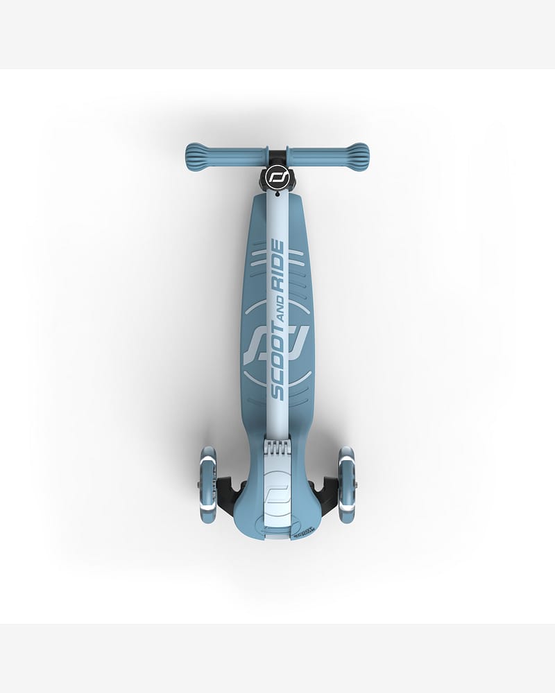 Sparkesykkel Barn 3år+ m/ LEDlys i hjul | Scoot and Ride Highwaykick 3S LED