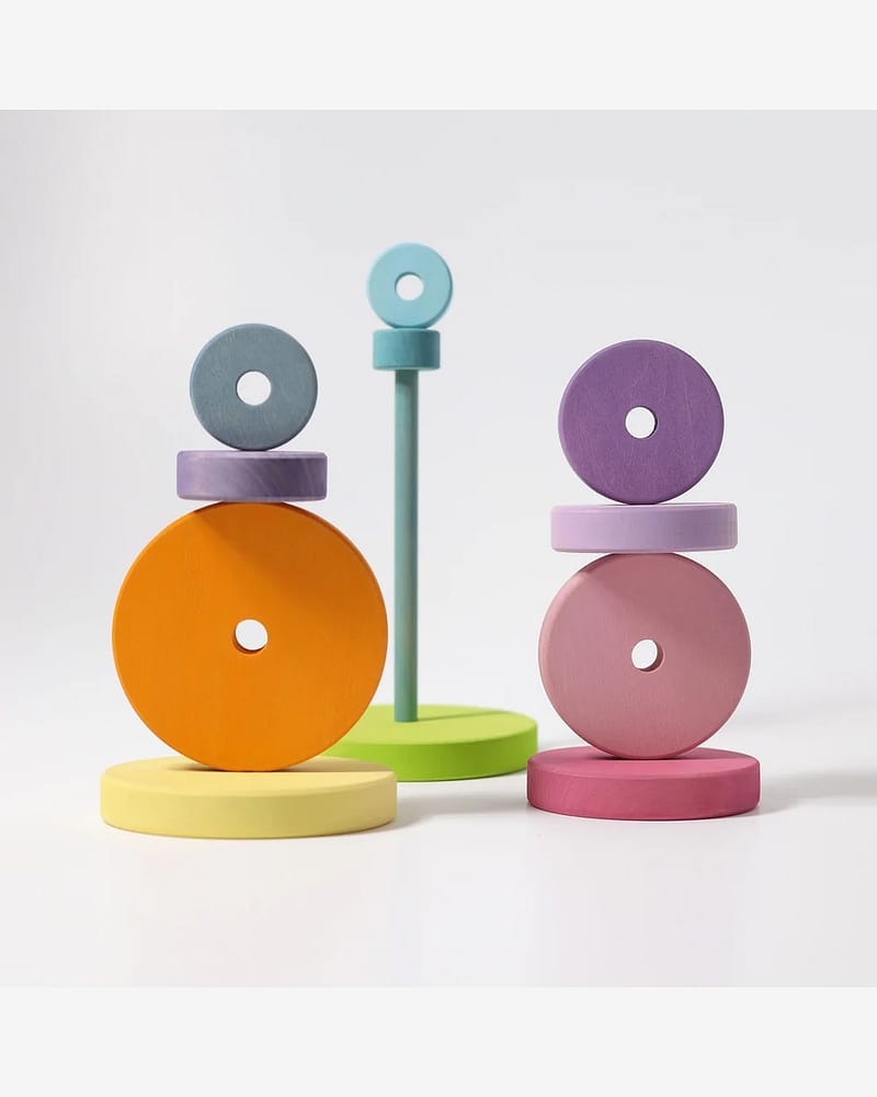 Stabletårn i Tre - Stort 23cm | Conical tower
