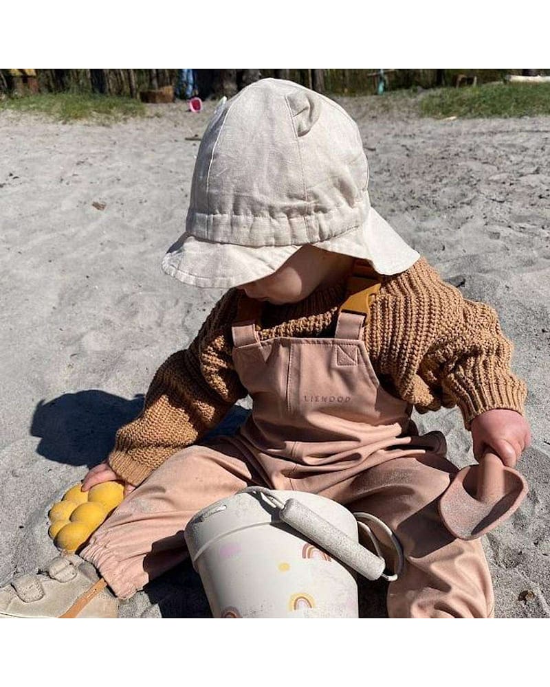 Solhatt m/ Nakkeskygge - Økologisk Lin og Bomull | Gorm