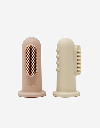 Fingertannbørste til Baby 2pk - Silikon