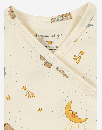 Heldress Baby med Omslag - Øko Jersey | Basic Newborn Onesie
