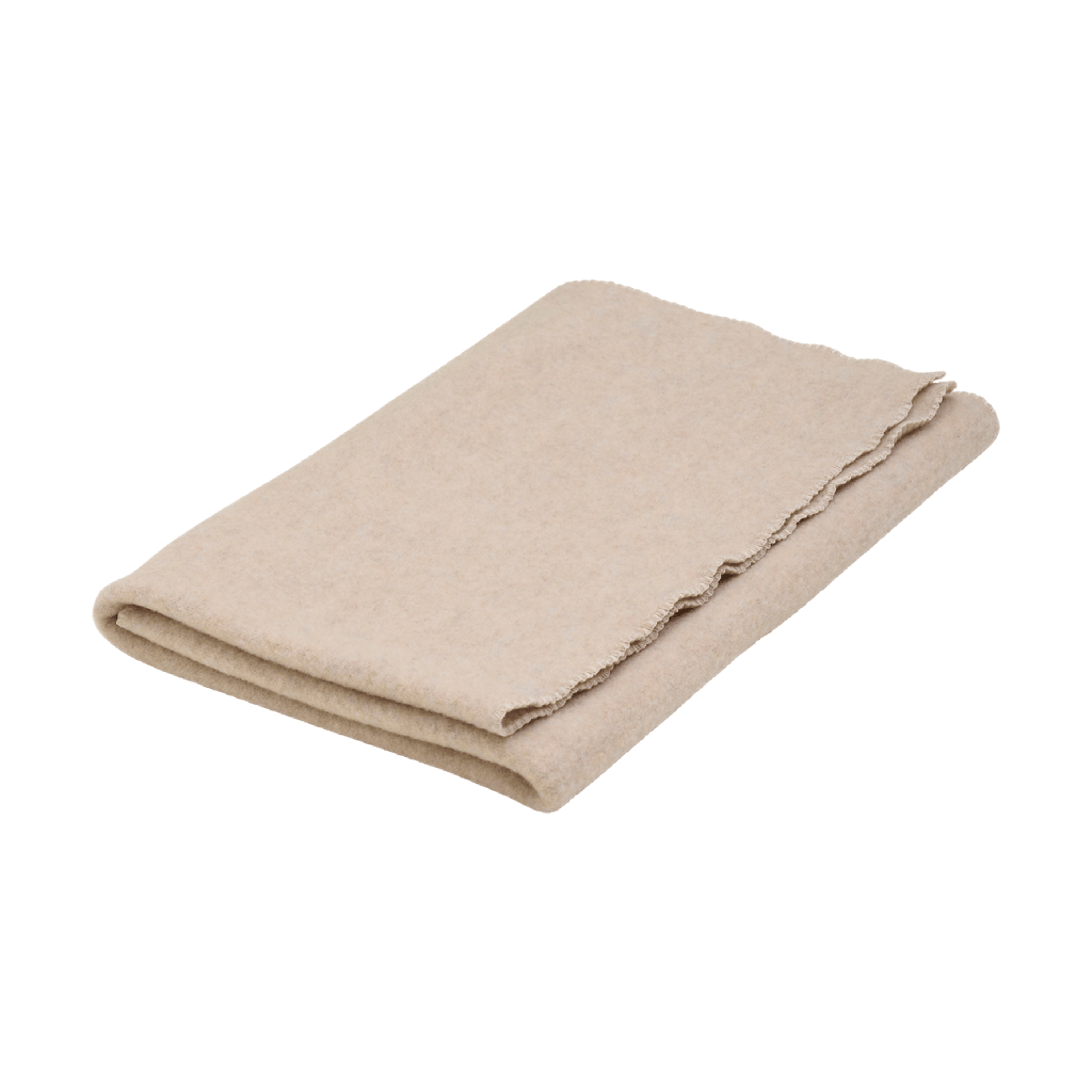 Ullteppe Baby – Varm Ullfleece 100% Merino | 85×85 cm, Sand Melange