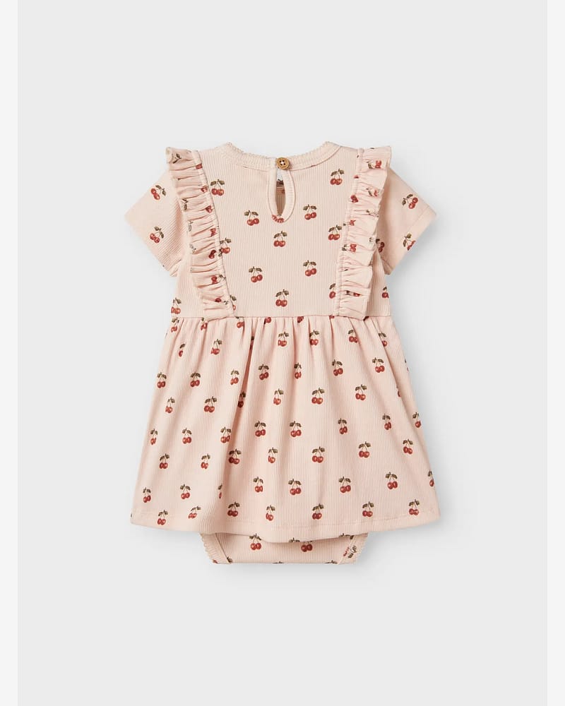 Kjole Baby m/ Body & Volanger - Ribb, Øko TENCEL | Lavo Ena SS Body Dress